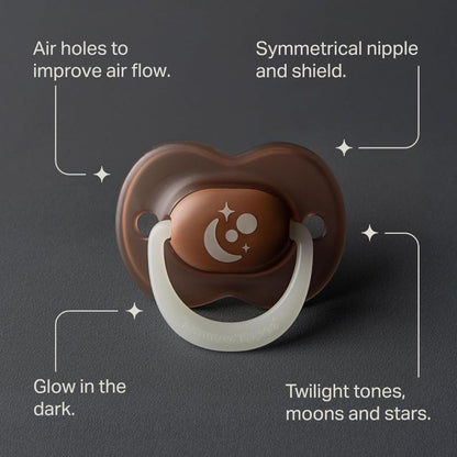 Tommee Tippee Night Glow Dummy 18 to 36 Months Pack of 4 BPA Free Silicone Baby Soother