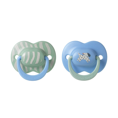 Tommee Tippee Ultimate Fit Silicone Soothers, 6–18m, 2 Pack, Symmetrical Teat, BPA-Free