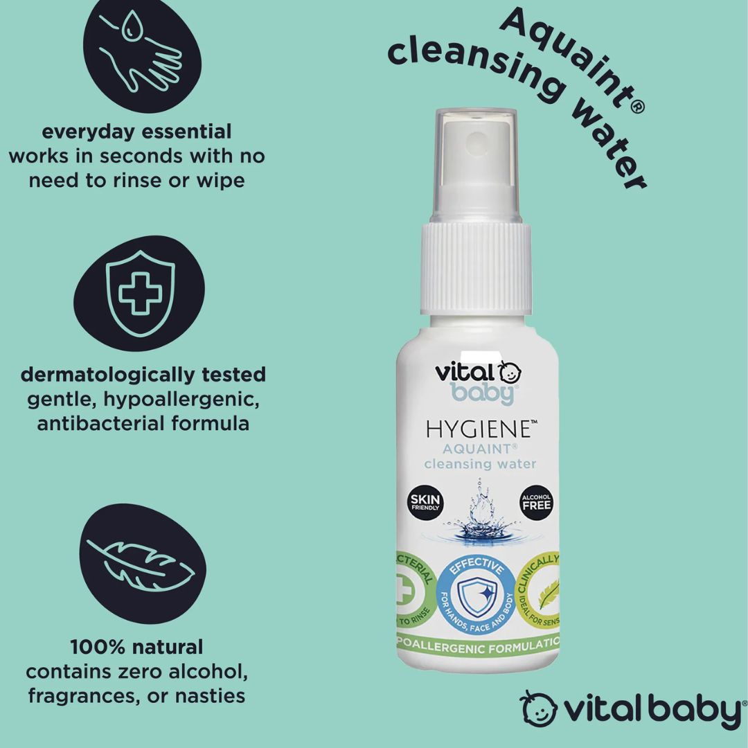 Vital Baby Hygiene Aquaint Cleansing Water 50ml