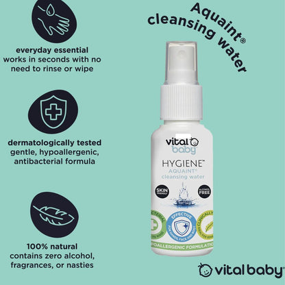 Vital Baby Hygiene Aquaint Cleansing Water 50ml