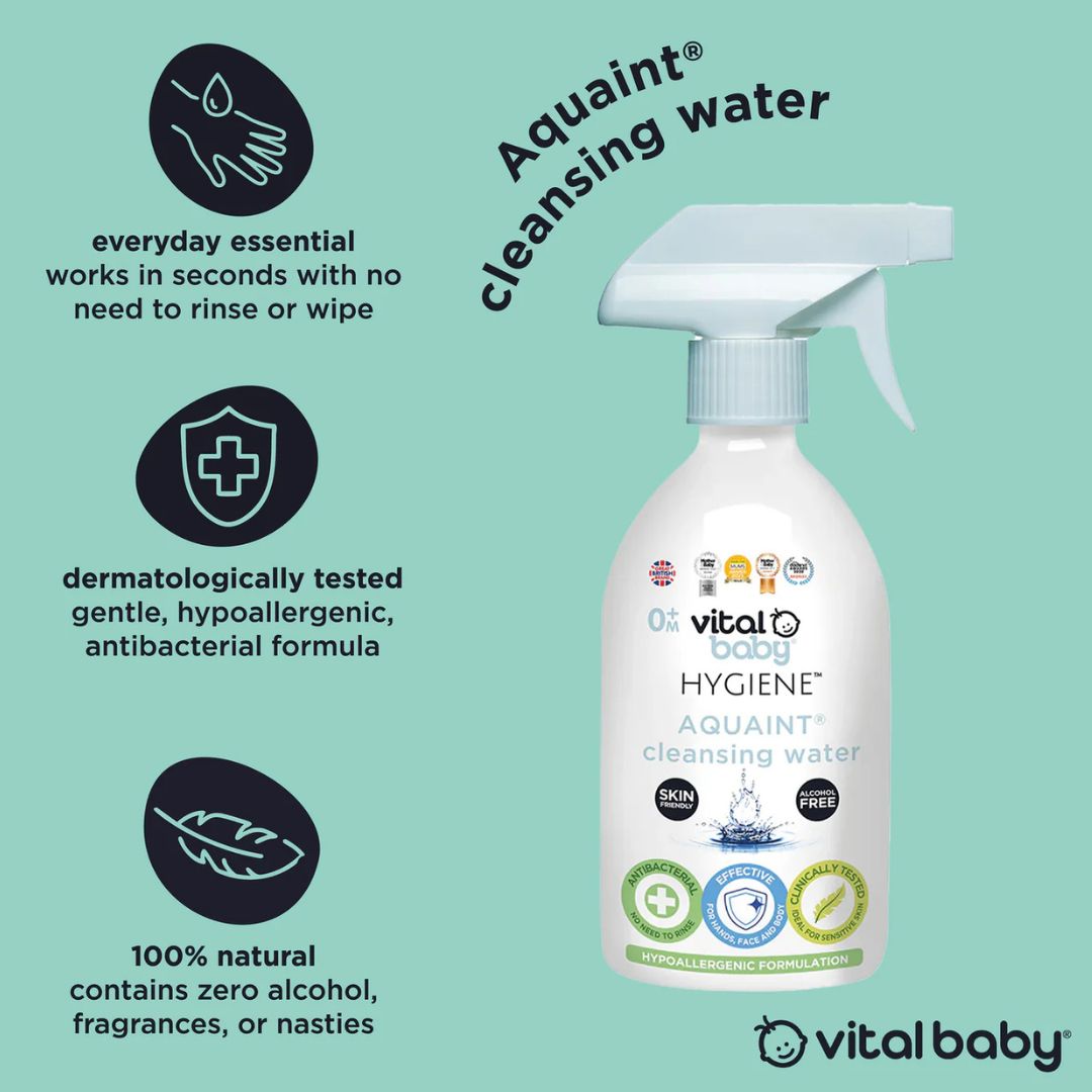 Vital Baby Hygiene Aquaint Cleansing Water 500ml