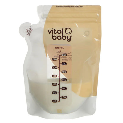 Vital Baby Easy Pour Breast Milk Storage Bags