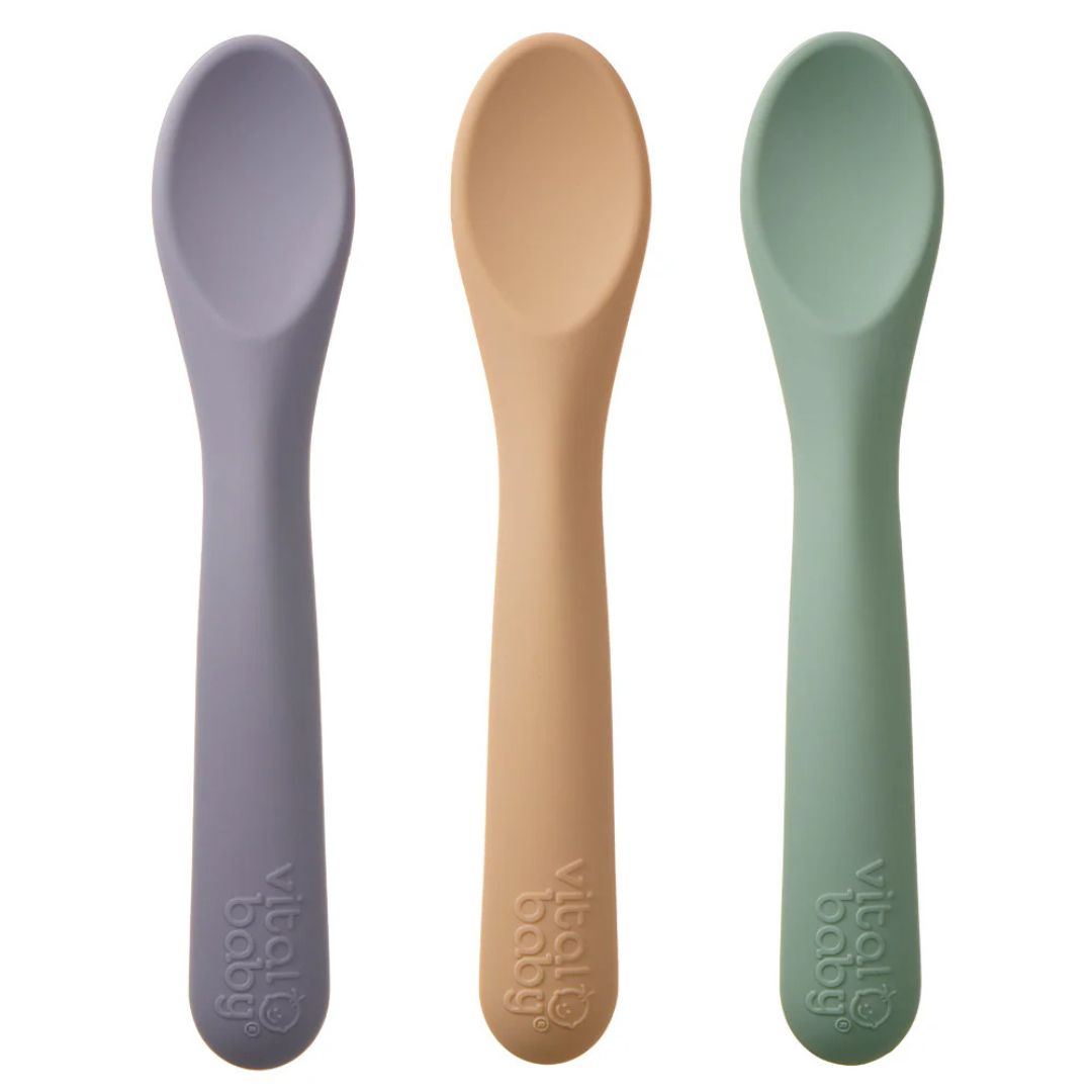 Vital Baby Nourish Silicone Spoons 3 Pack