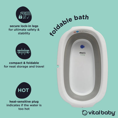 Vital Baby Hygiene Foldable Bath