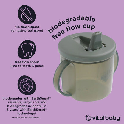 Vital Baby Hydrate Free Flow Cup 200ml