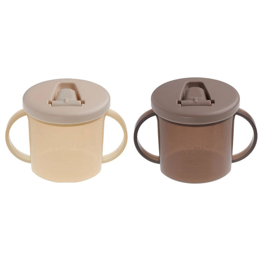 Vital Baby Hydrate Free Flow Cups 200ml 2 Pack Mixed
