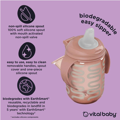 Vital Baby Hydrate Easy Sipper 350ml 2 Pack Mixed