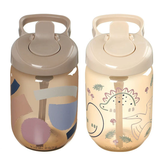 Vital Baby Hydrate Sippy Straw 350ml 2 Pack Mixed