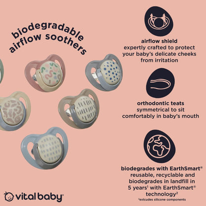 Vital Baby Soothe Airflow Soothers