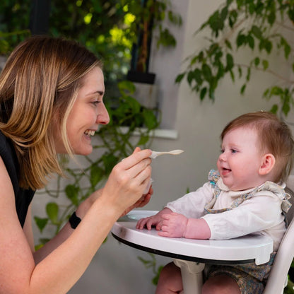 Vital Baby Nourish Start Weaning Spoons 5 Pack Natural