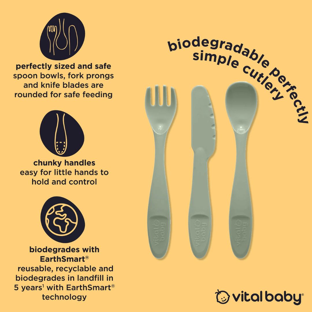 Vital Baby Nourish Perfectly Simple Cutlery 15 Pack