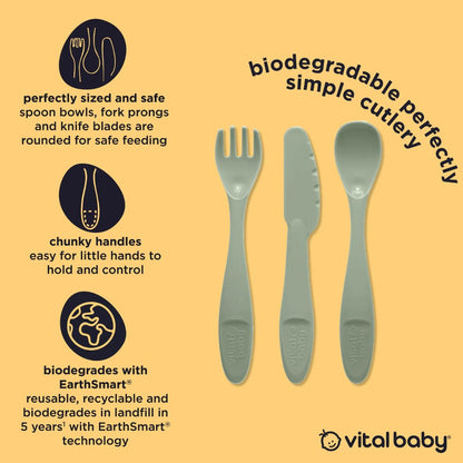 Vital Baby Nourish Perfectly Simple Cutlery 15 Pack