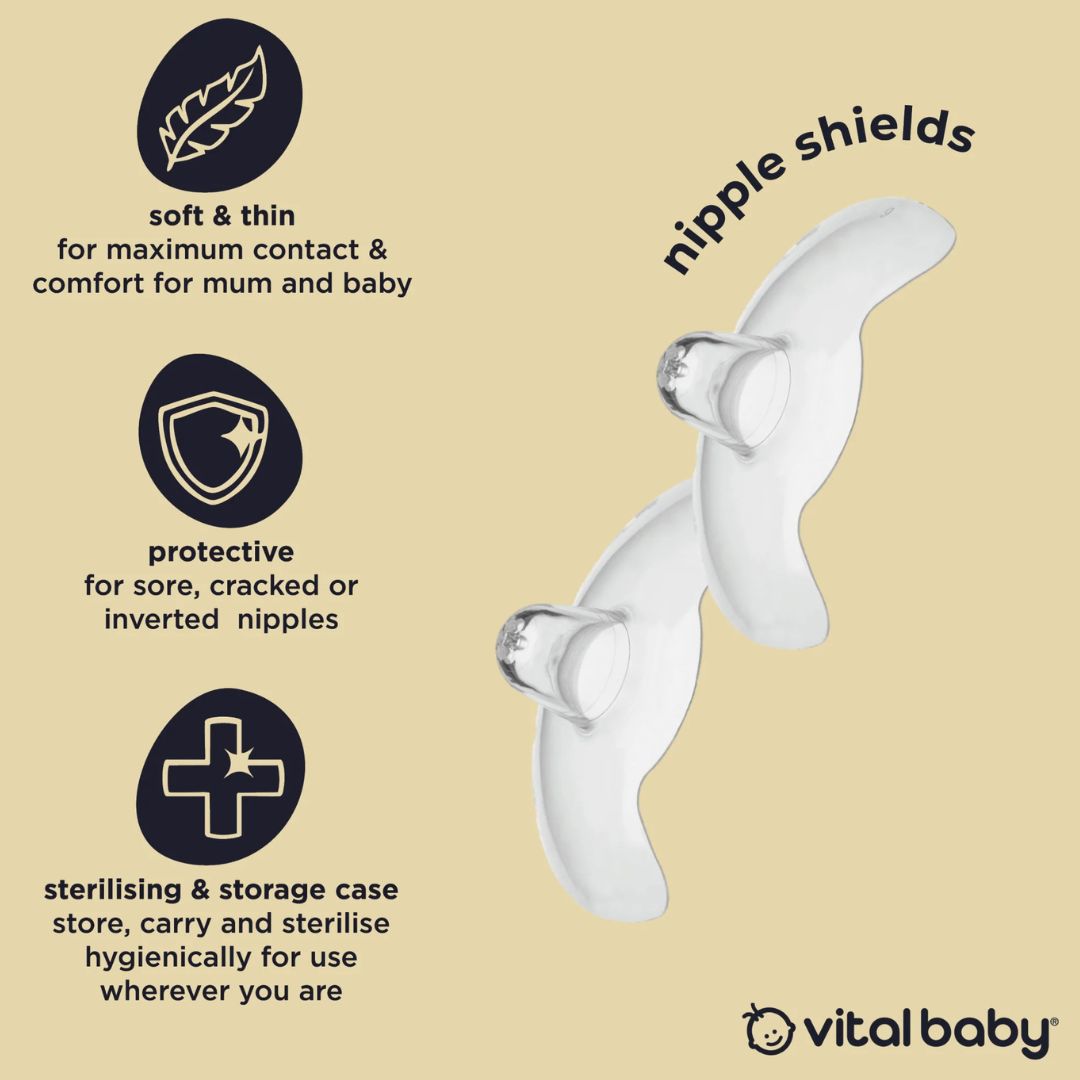 Vital Baby Nurture Nipple Shields 2 Pack
