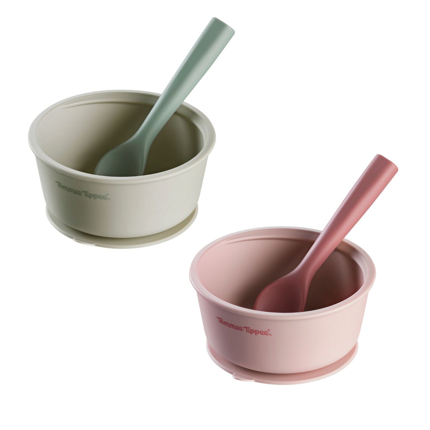 Tommee Tippee EasiStick Silicone Suction Bowl and Spoon