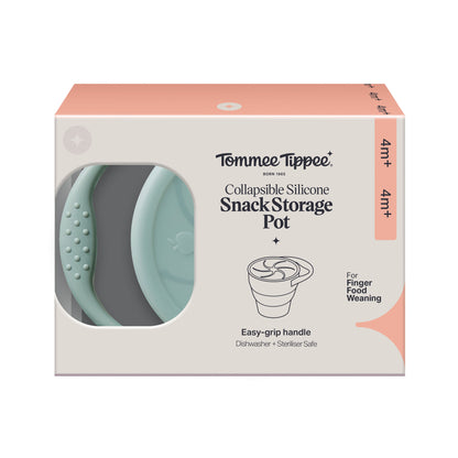Tommee Tippee Collapsible Silicone Snack Pot