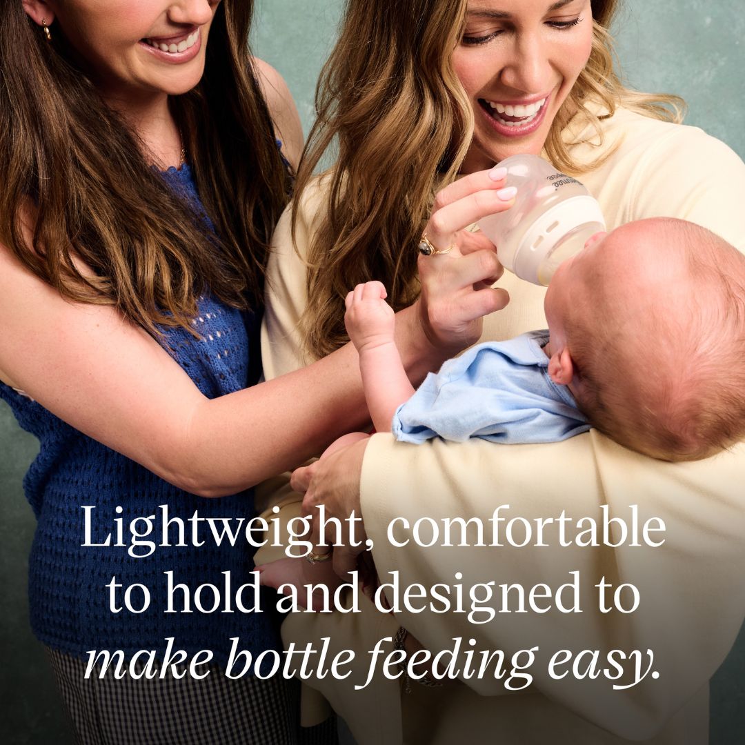 Tommee Tippee Natural Start Baby Bottle and Deep Latch Teat, Extra Slow Flow, 2 pack