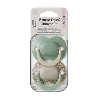 Tommee Tippee Latex Ultimate Fit Soother, 2 Pack