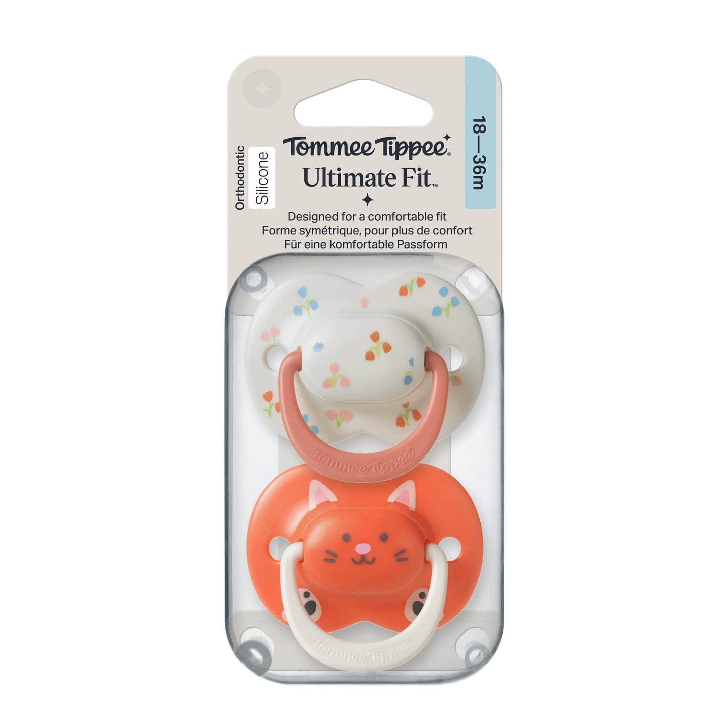 Tommee Tippee Ultimate Fit Soother, 18-36 Months, 2 Pack