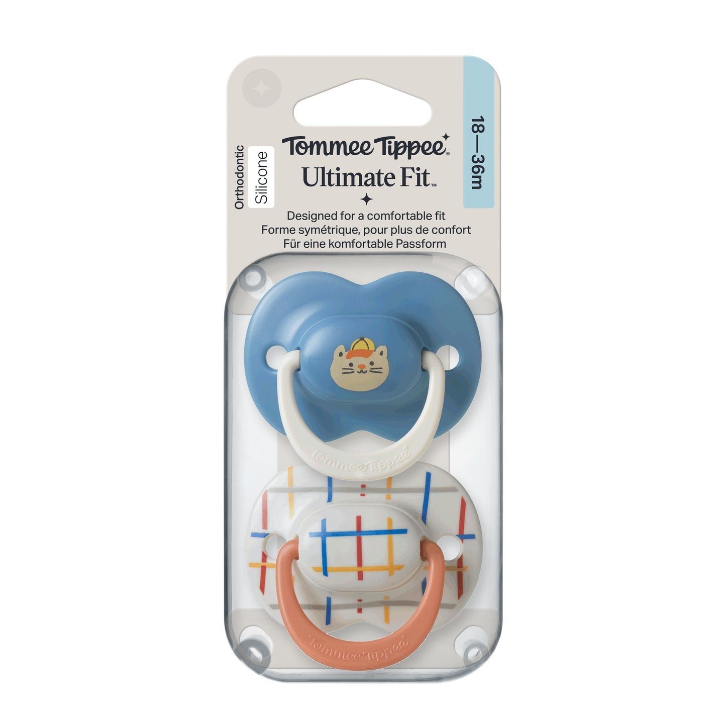 Tommee Tippee Ultimate Fit Soother, 18-36 Months, 2 Pack