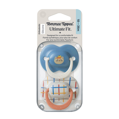 Tommee Tippee Ultimate Fit Soother, 18-36 Months, 2 Pack