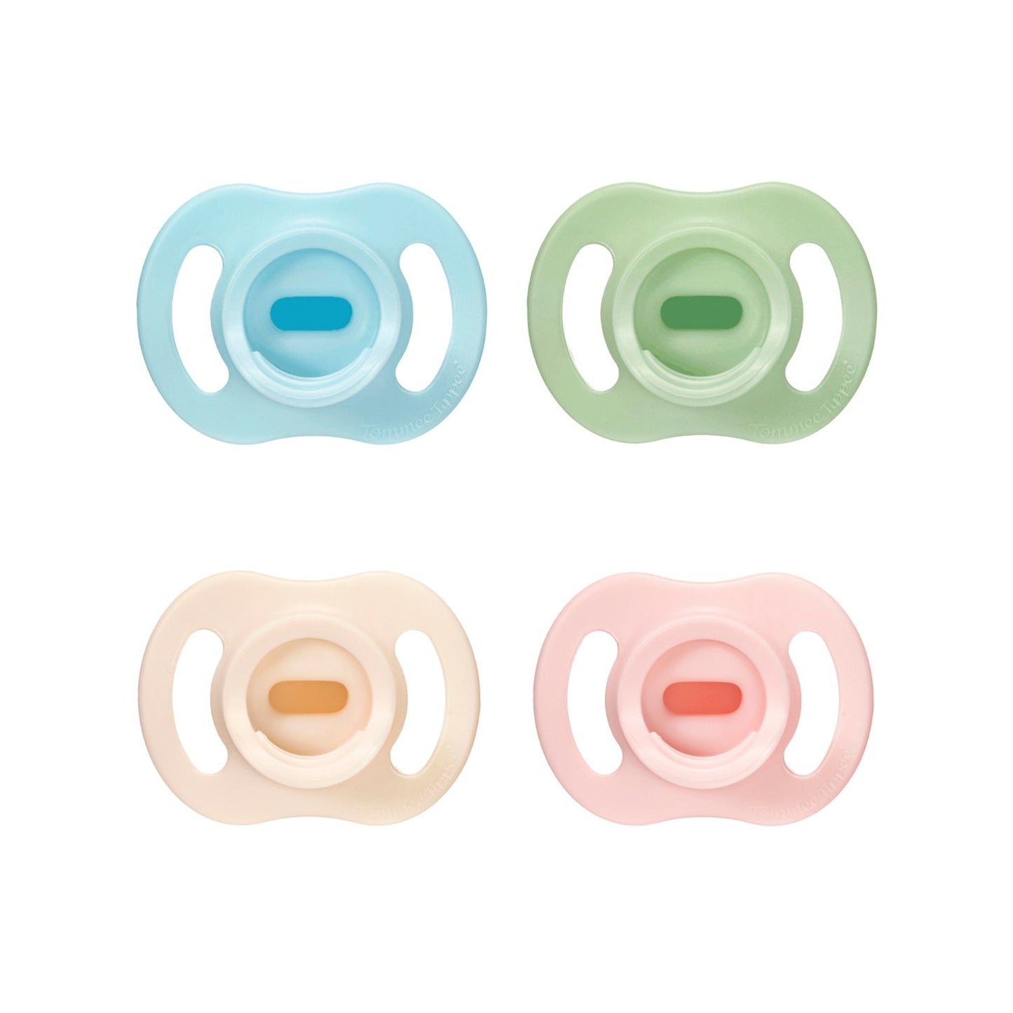 Tommee Tippee Ultra-Light StayPut Dummy, 0-6 Months, 2 Pack