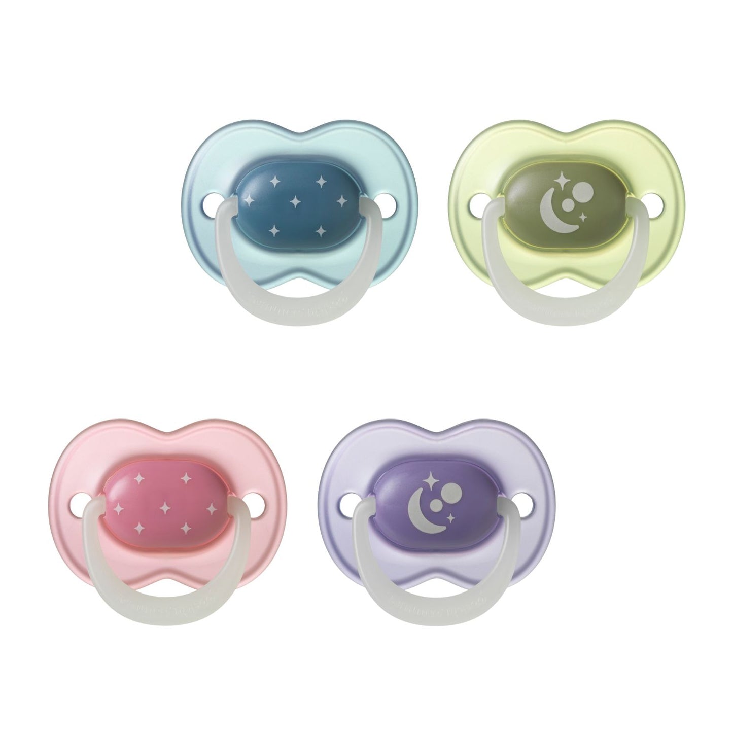 Tommee Tippee NightGlow Dummy, 6-18 Months, 2 Pack