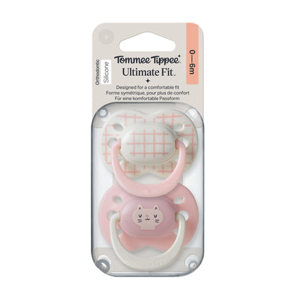 Tommee Tippee Ultimate Fit Soother, 0-6 Months, 2 Pack