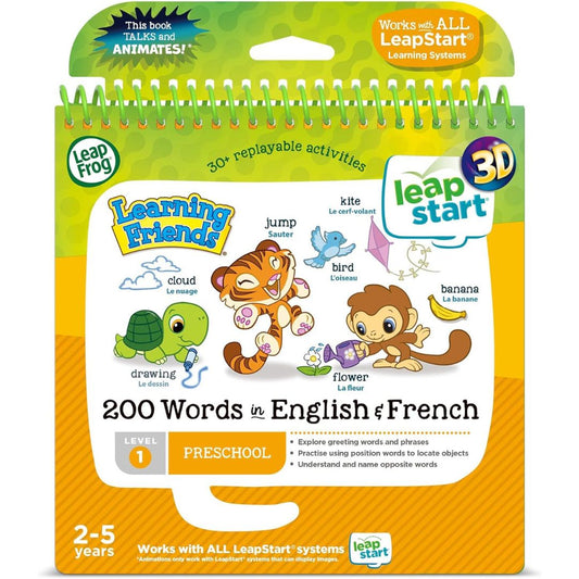 Leapfrog Learning Friends 200 Words in English & French