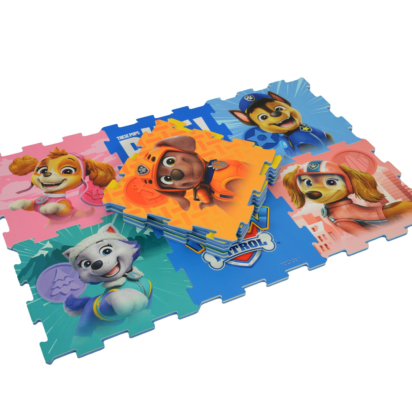 Paw Patrol 12 piece EVA Play Mat