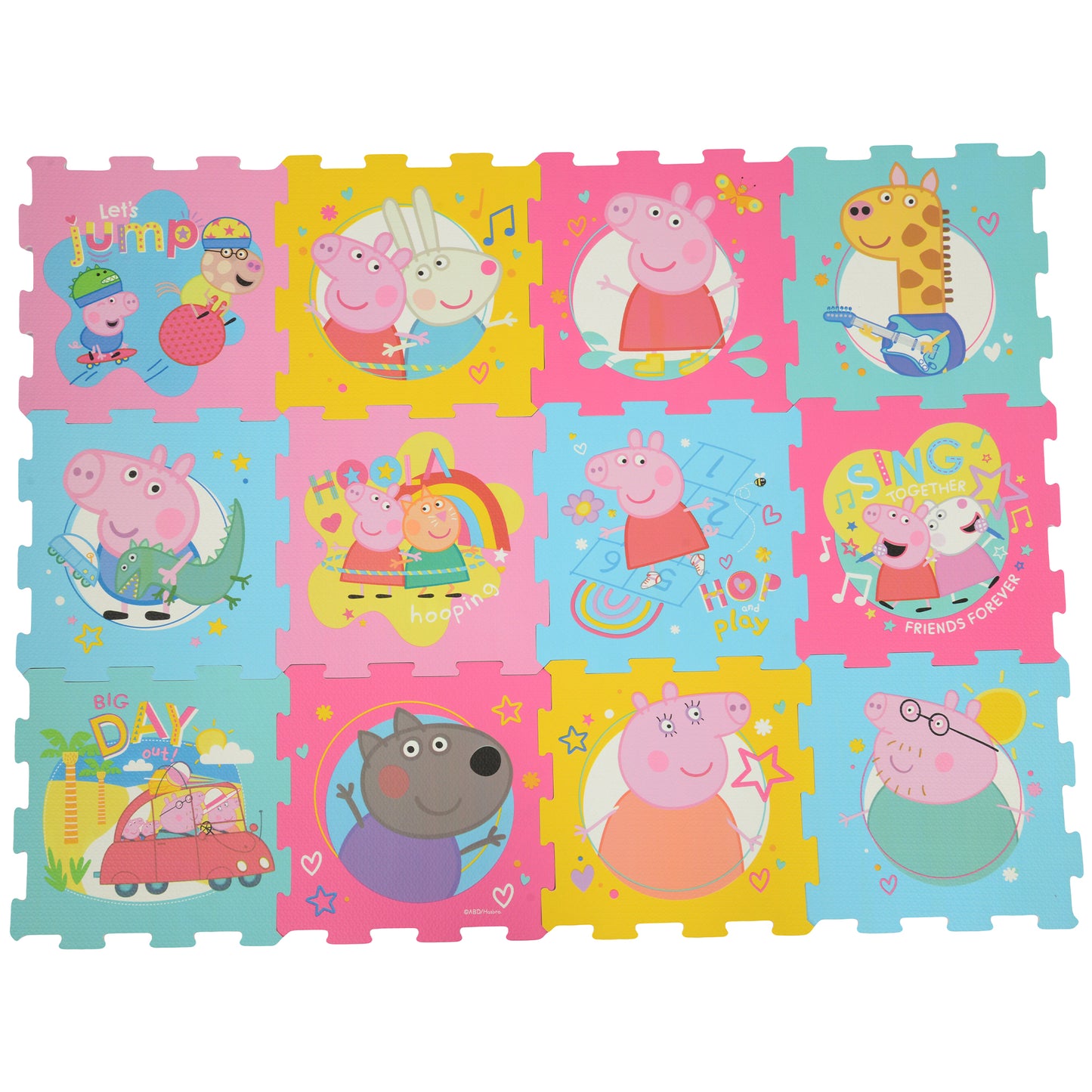Peppa Pig 12 piece EVA Playmat