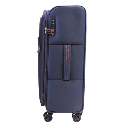 Condotti Triton 5 piece Suitcase and Cabin Approved Backpack Set - 22", 24", 28", 32" Durable Spinner Luggage