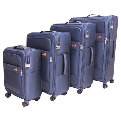 Condotti Triton 4 Piece Suitcase Set – 22” 24” 28” 32” Hardwearing Spinner Luggage