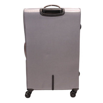 Condotti Apollo 4 Piece Suitcase Set – Black & Charcoal - 22” 24” 28” 32” Spinner Luggage