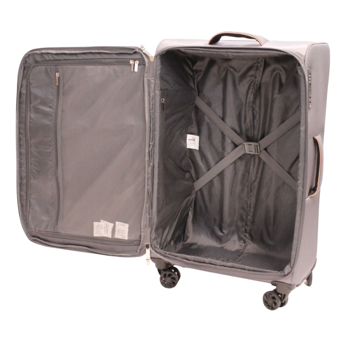 Condotti Apollo 5 piece Suitcase and Cabin Approved Backpack Set - 22", 24", 28", 32" Durable Spinner Luggage