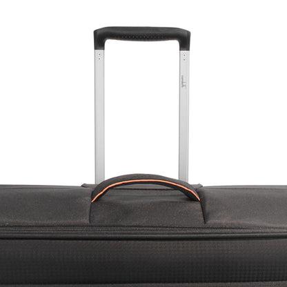 Condotti Apollo 4 Piece Suitcase Set – Black & Charcoal - 22” 24” 28” 32” Spinner Luggage