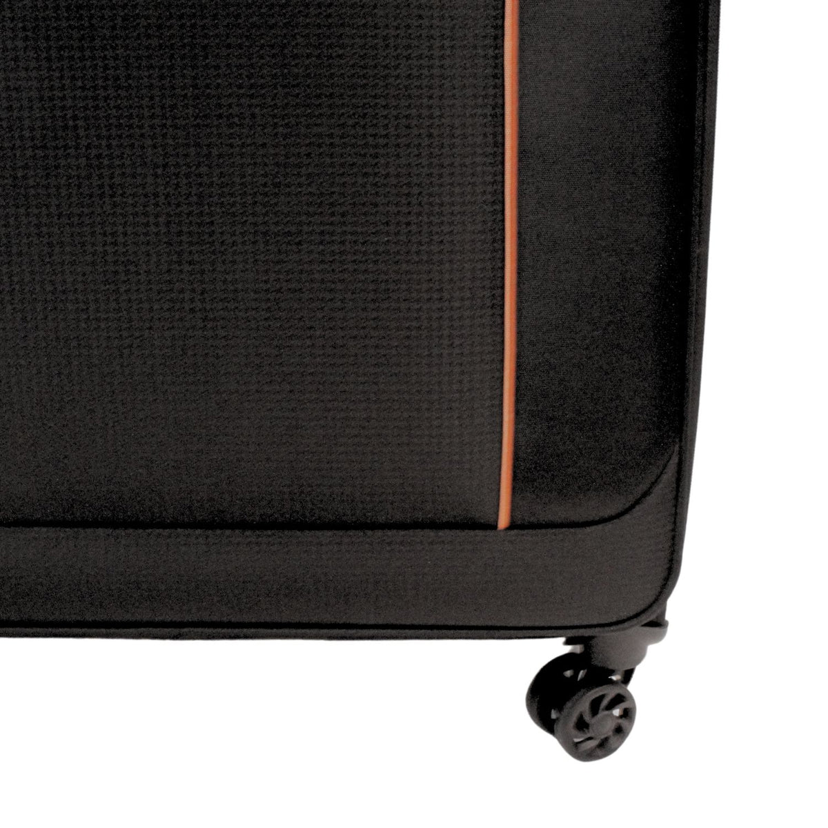 Condotti Apollo 4 Piece Suitcase Set – Black & Charcoal - 22” 24” 28” 32” Spinner Luggage