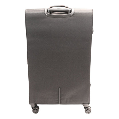 Condotti Apollo 4 Piece Suitcase Set – Black & Charcoal - 22” 24” 28” 32” Spinner Luggage