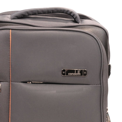 Condotti Apollo 5 piece Suitcase and Cabin Approved Backpack Set - 22", 24", 28", 32" Durable Spinner Luggage