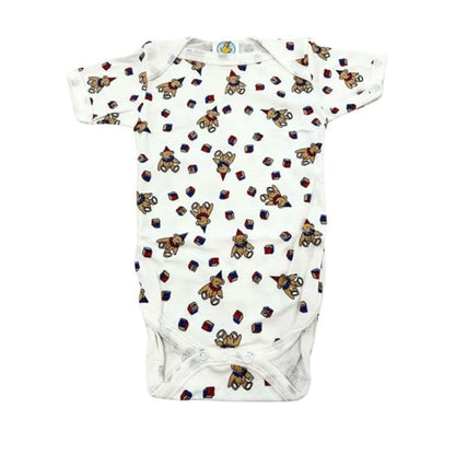 Junior Joy Printed Baby Bodysuits, 100% Combed Cotton, Pack of 2,Various Size