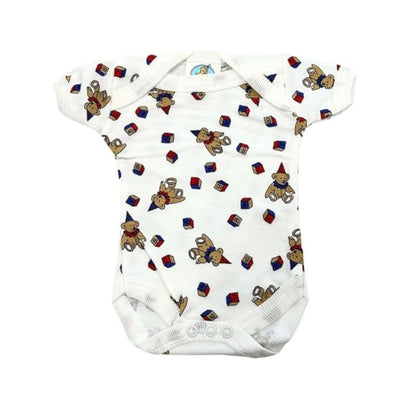 Junior Joy Printed Baby Bodysuits, 100% Combed Cotton, Pack of 2,Various Size