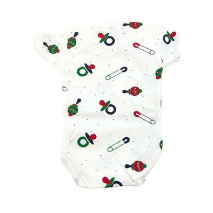 Junior Joy Printed Baby Bodysuits, 100% Combed Cotton, Pack of 2,Various Size