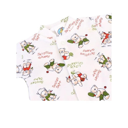 Junior Joy Baby Sleep Suit – 1 Pack Printed for Premature Babies | 100% Combed Cotton, Various Design