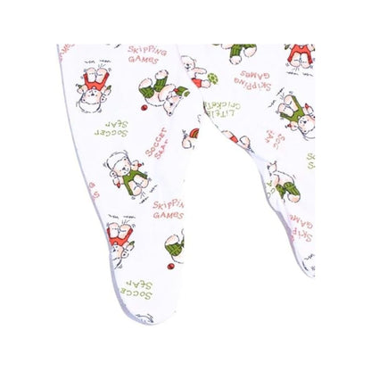 Junior Joy Baby Sleep Suit – 1 Pack Printed for Premature Babies | 100% Combed Cotton, Various Design