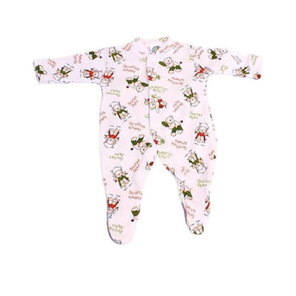Junior Joy Baby Sleep Suit – 1 Pack Printed for Premature Babies | 100% Combed Cotton, Various Design