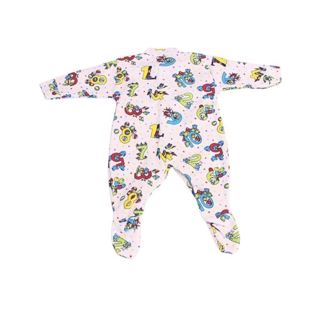 Junior Joy Baby Sleep Suit – 1 Pack Printed for Premature Babies | 100% Combed Cotton, Various Design