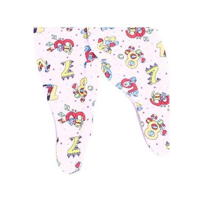 Junior Joy Baby Sleep Suit – 1 Pack Printed for Premature Babies | 100% Combed Cotton, Various Design