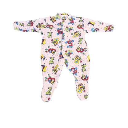 Junior Joy Baby Sleep Suit – 1 Pack Printed for Premature Babies | 100% Combed Cotton, Various Design