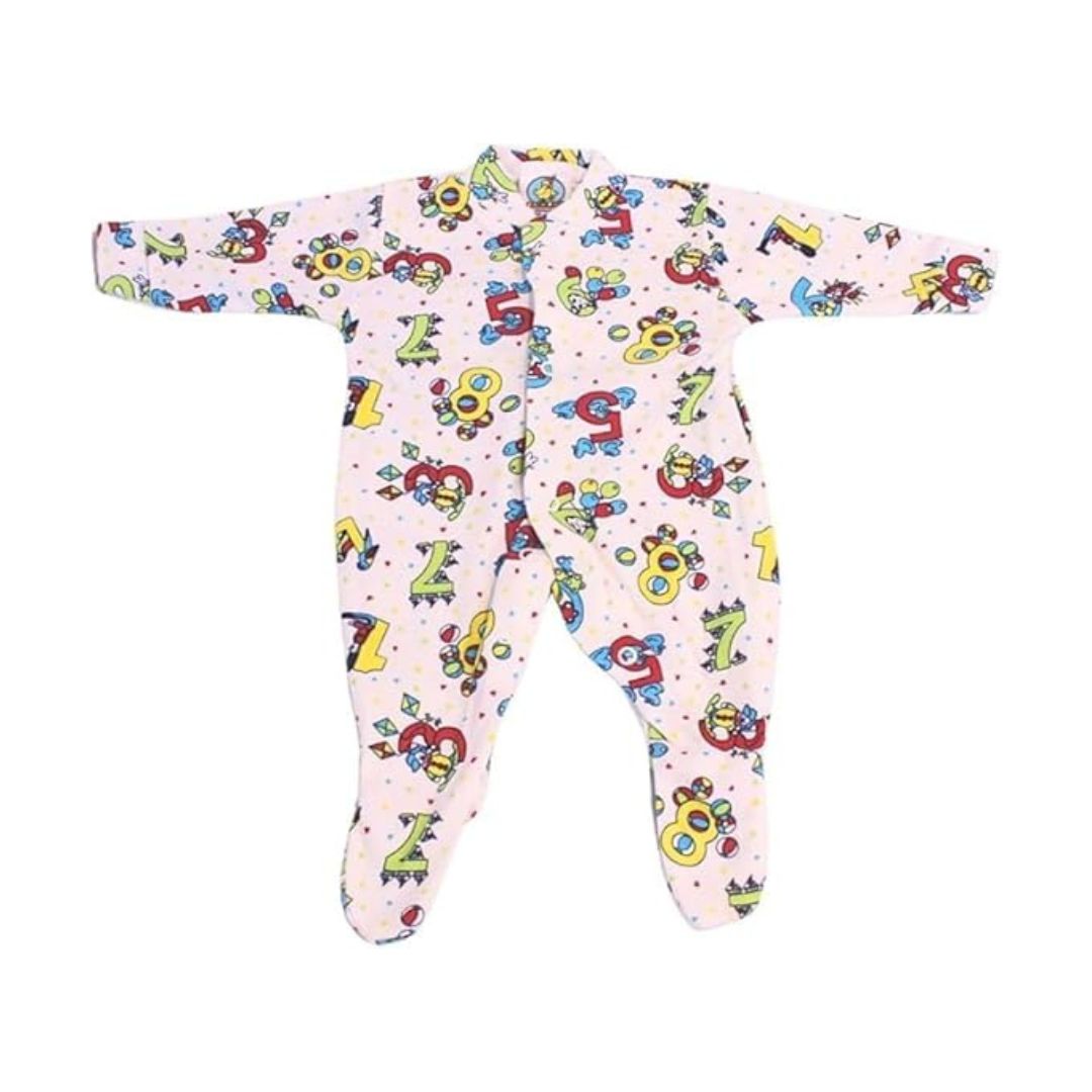 Junior Joy Baby Sleep Suit – 1 Pack Printed for 18–24 Months | 100% Combed Cotton, Cozy and Durable