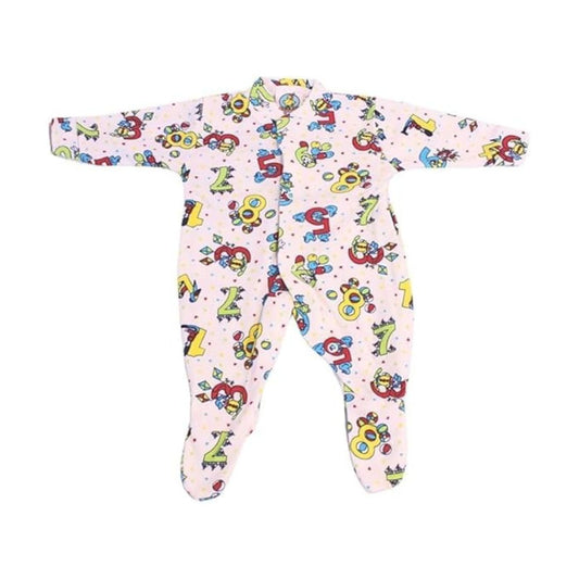 Junior Joy Baby Sleep Suit – 1 Pack Printed for 18–24 Months | 100% Combed Cotton, Cozy and Durable