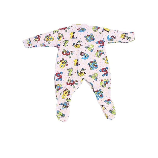 Junior Joy Baby Sleep Suit – 1 Pack Printed for 18–24 Months | 100% Combed Cotton, Cozy and Durable